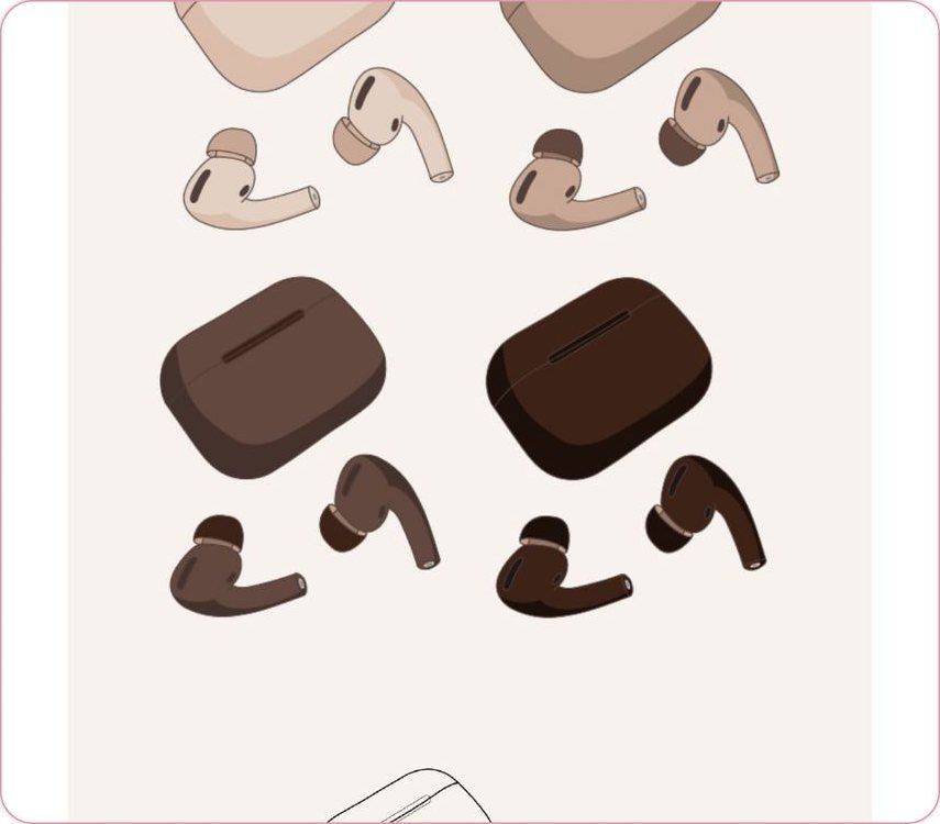 Headphone product renders