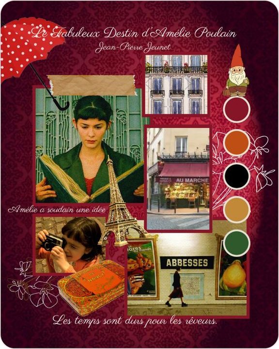 Amélie moodboard